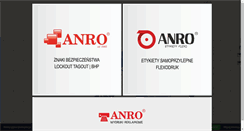Desktop Screenshot of anro.net.pl